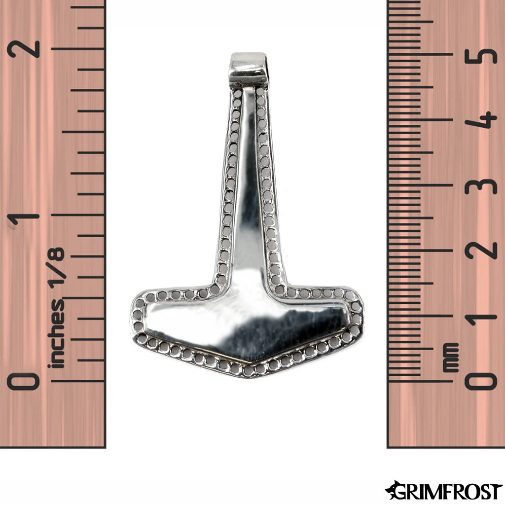 Ruegen Thor's Hammer, Silver - Image 5