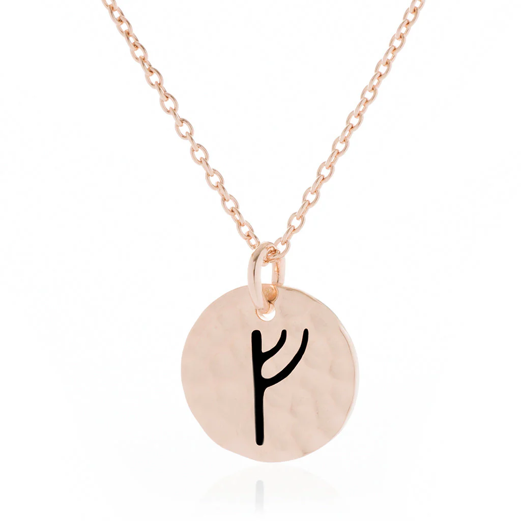 Choose Your Rune Pendant, Rose Gold