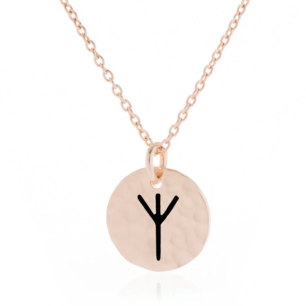 Choose Your Rune Pendant, Rose Gold - Image 14