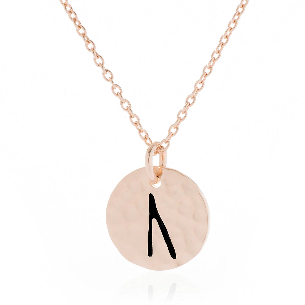 Choose Your Rune Pendant, Rose Gold - Image 2