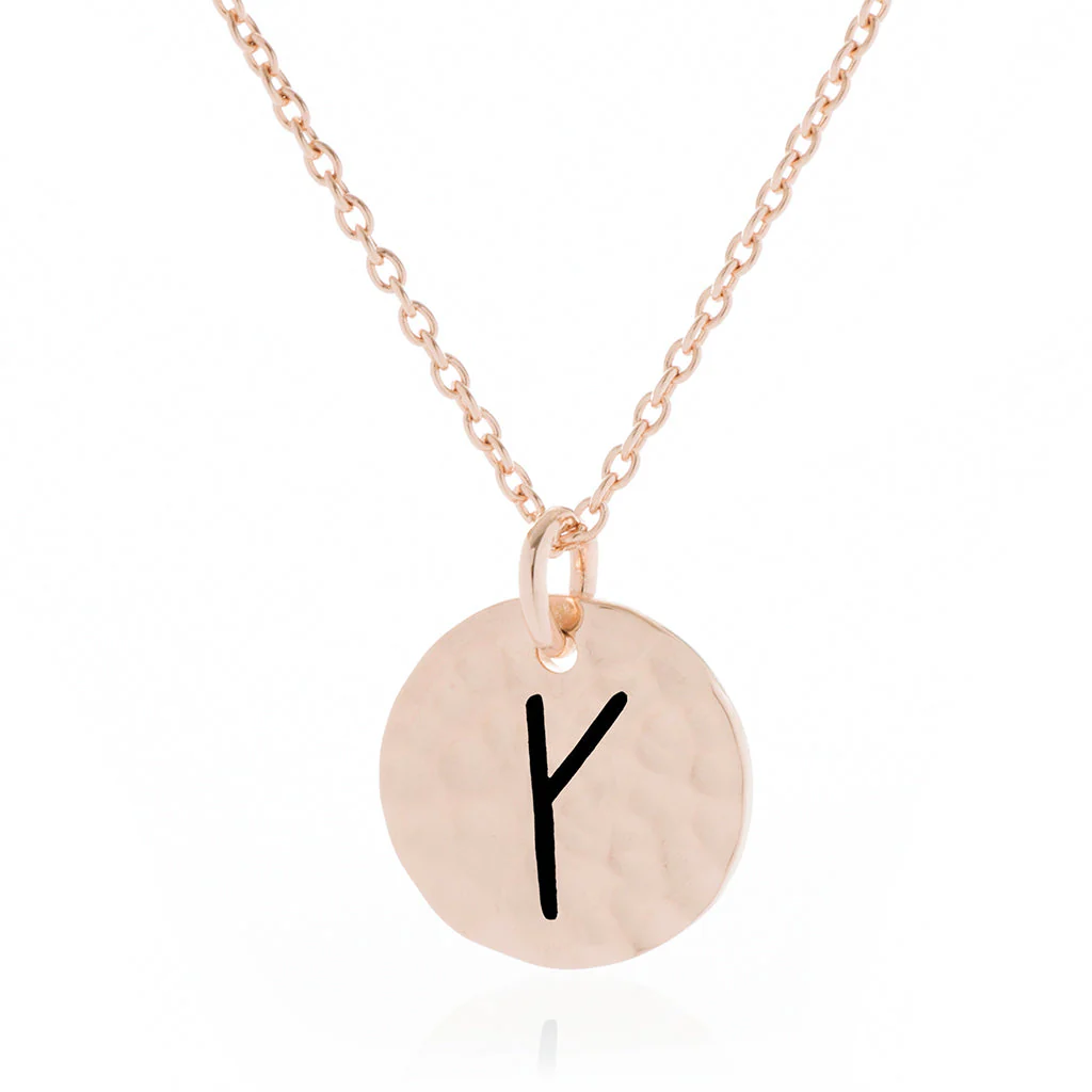 Choose Your Rune Pendant, Rose Gold - Image 6