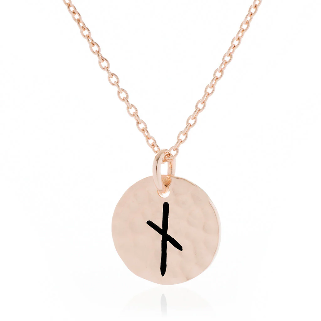 Choose Your Rune Pendant, Rose Gold - Image 8
