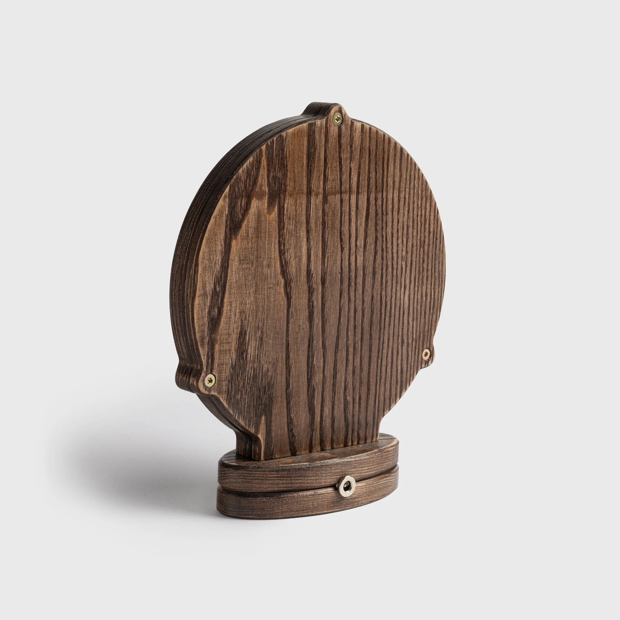 Runic Mjolnir Lamp, Oak - Image 3