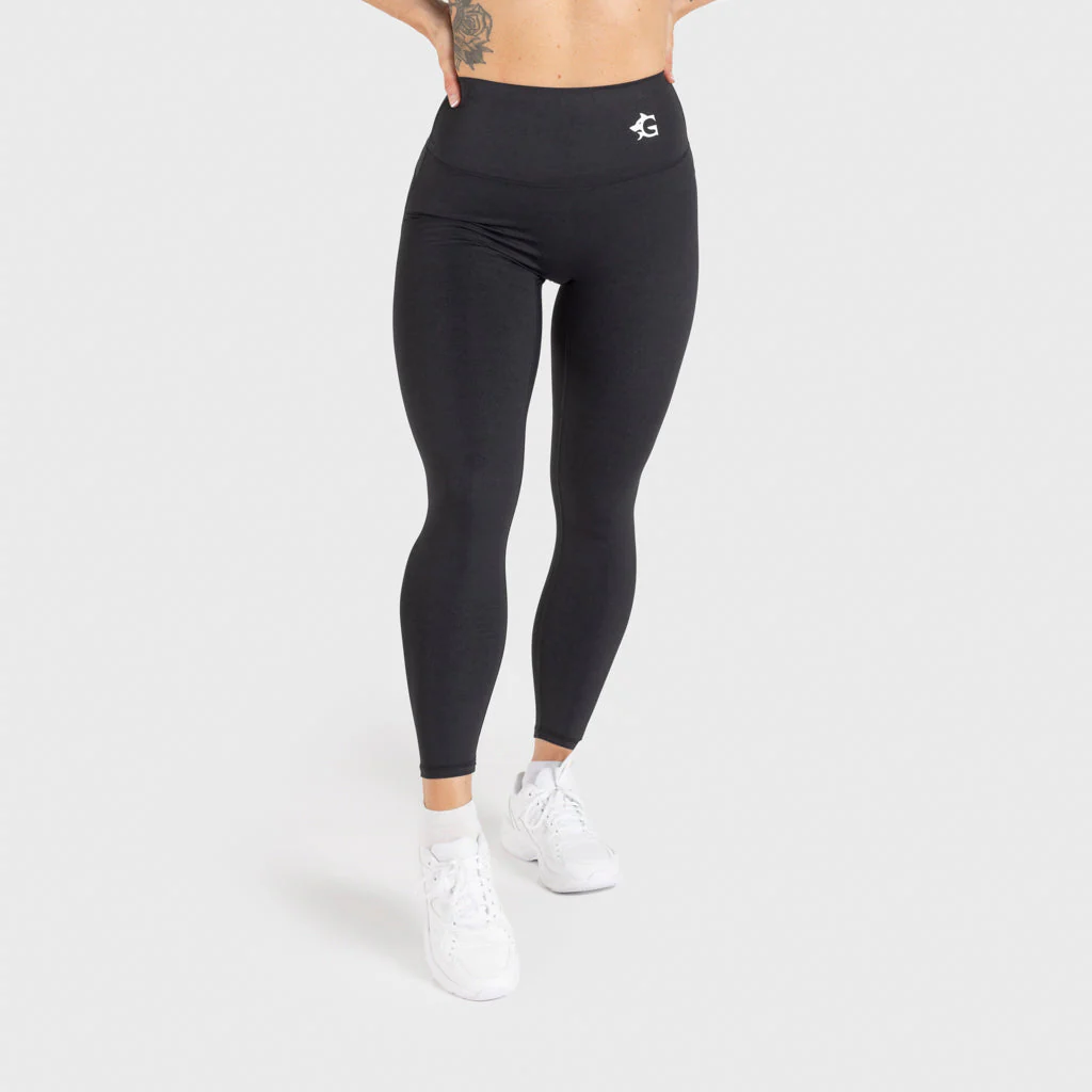 Seat Design Leggings, Black - Image 4