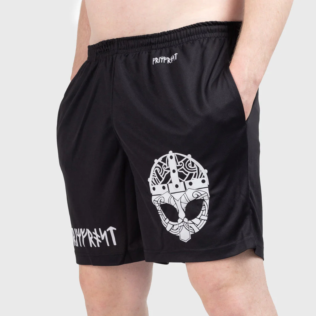 Gym Shorts, Grimfrost, Black - Image 3
