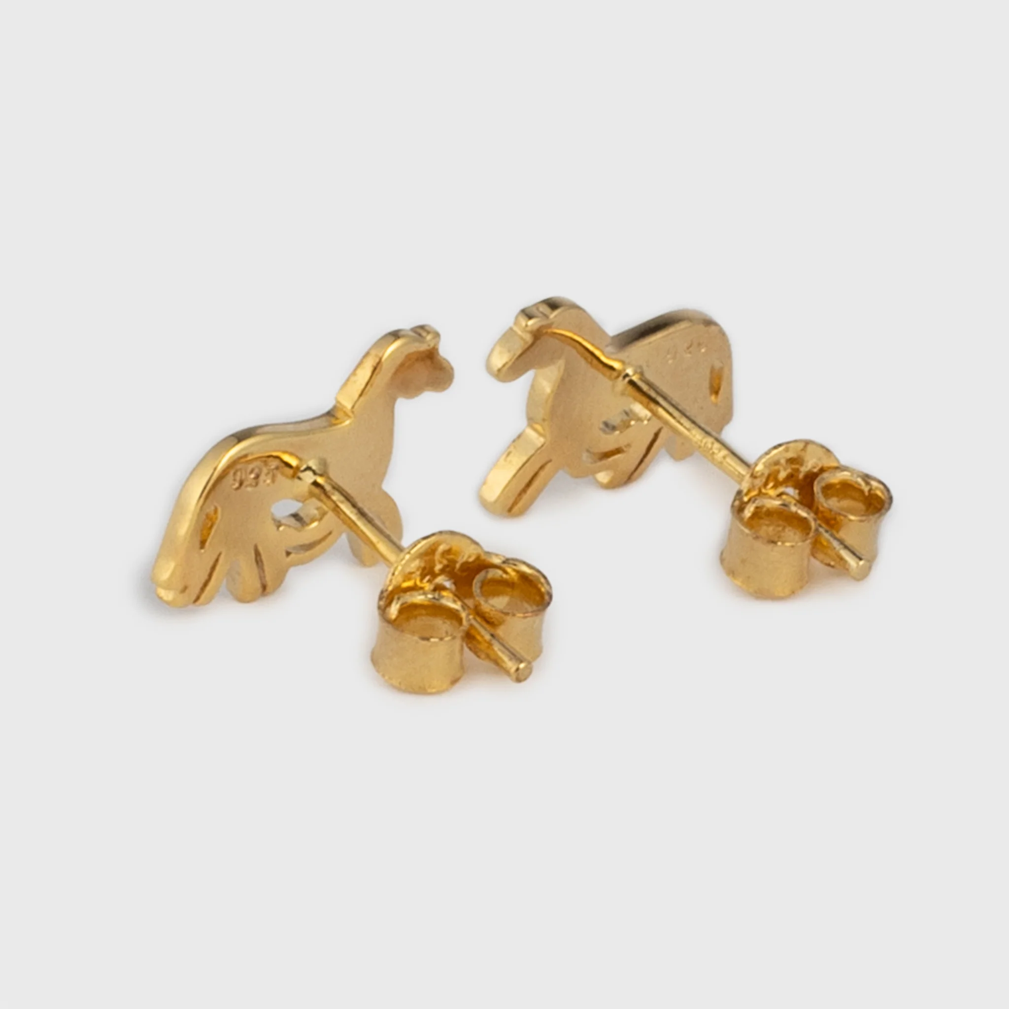 Sleipnir Earrings, Gold - Image 3