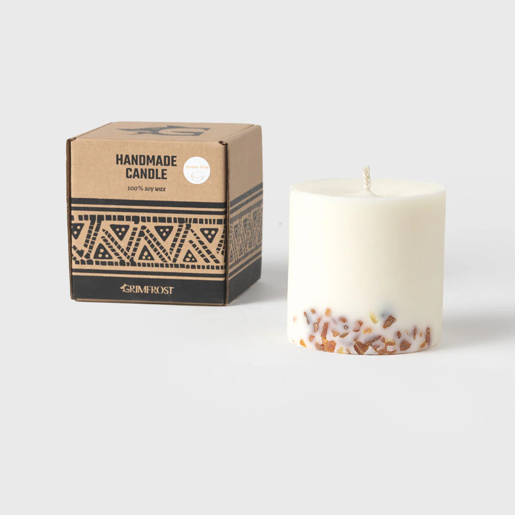 Soy Wax Candle, Amber Pine, Large - Image 2