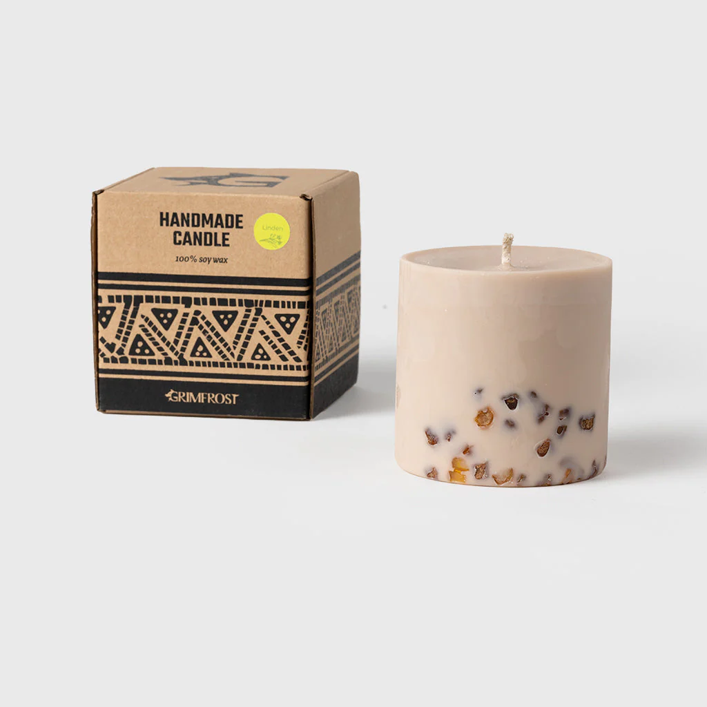 Soy Wax Candle, Linden Flower & Honey, Large - Image 2