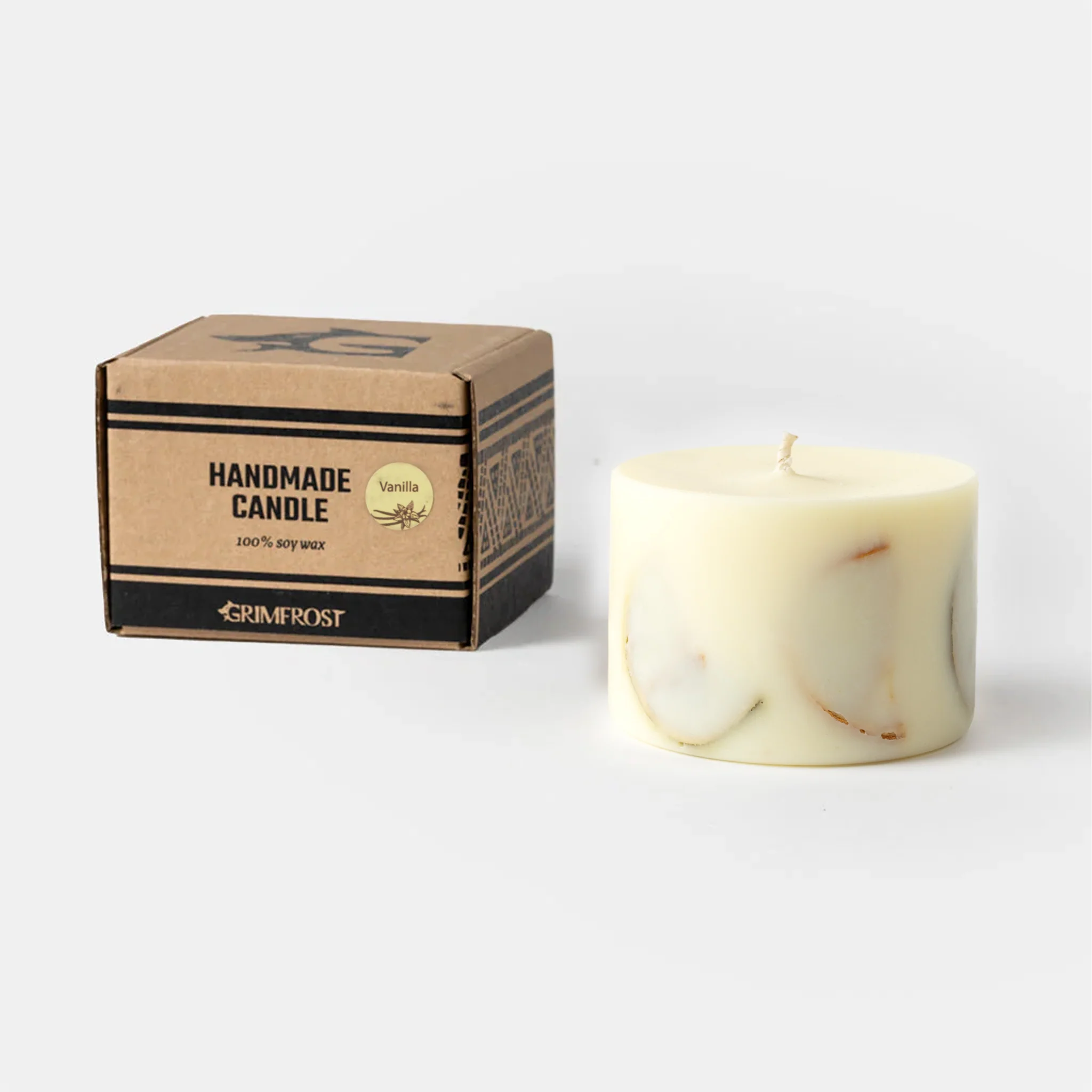 Soy Wax Candle, Vanilla, Small - Image 2