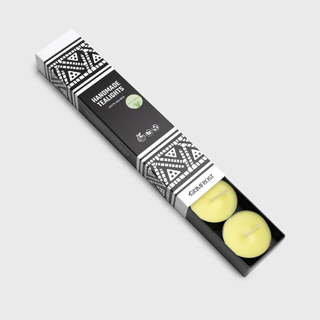 Soy Wax Tealights, Lemongrass - Image 2