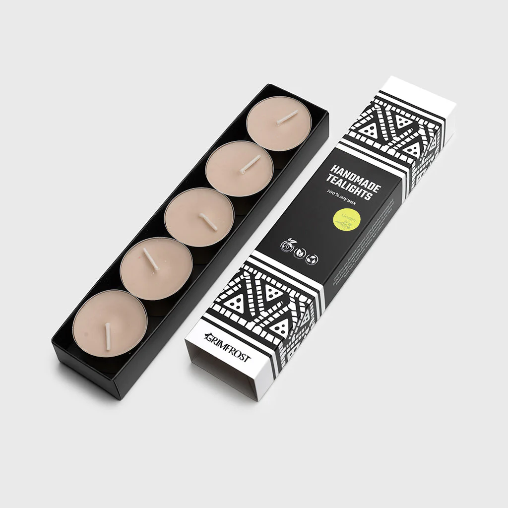 Soy Wax Tealights, Linden Flower & Honey - Image 3