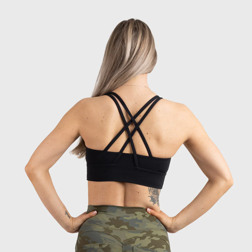 Sports Bra, Black - Image 2