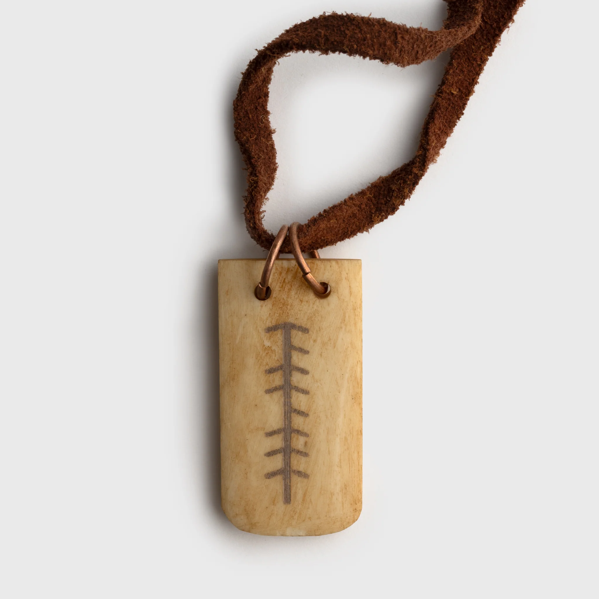 Stacked Tiwaz Amulet, Bone - Image 4