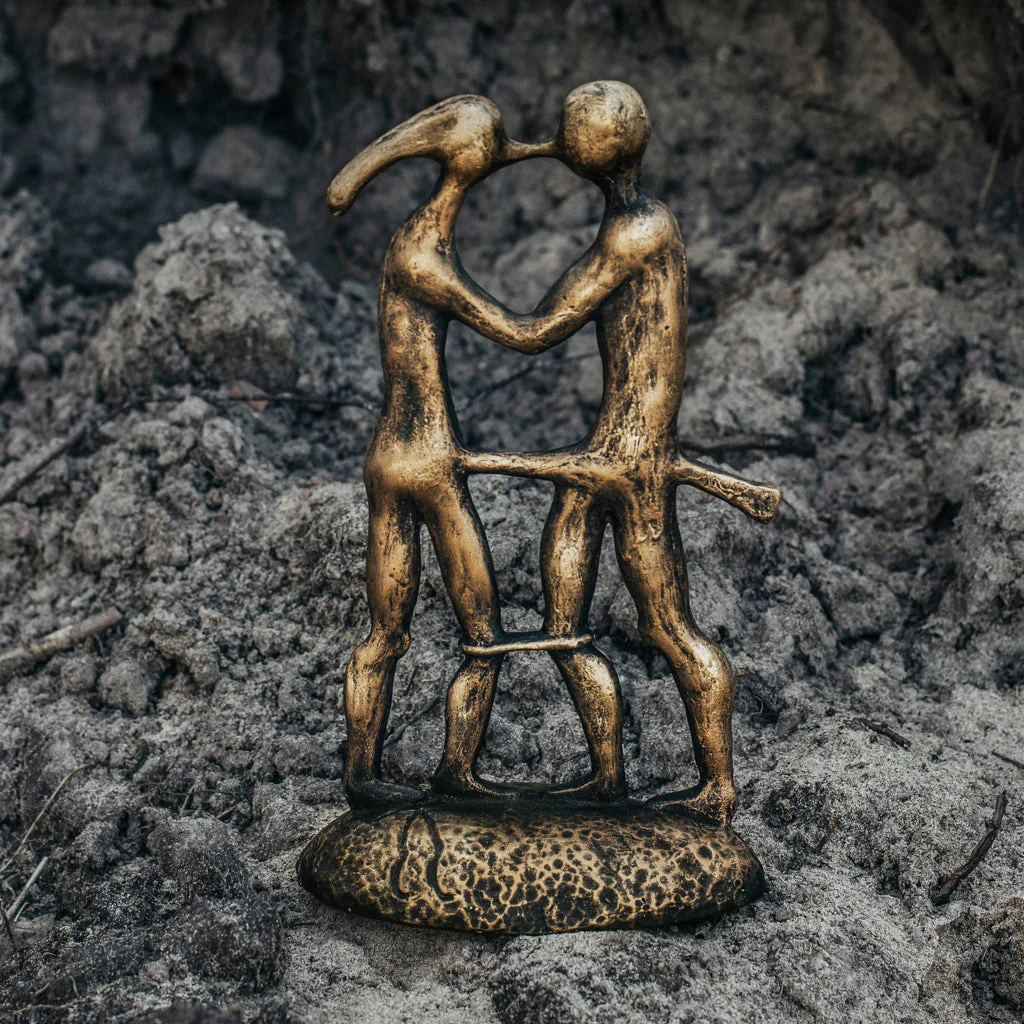 Statue, Bridal Couple