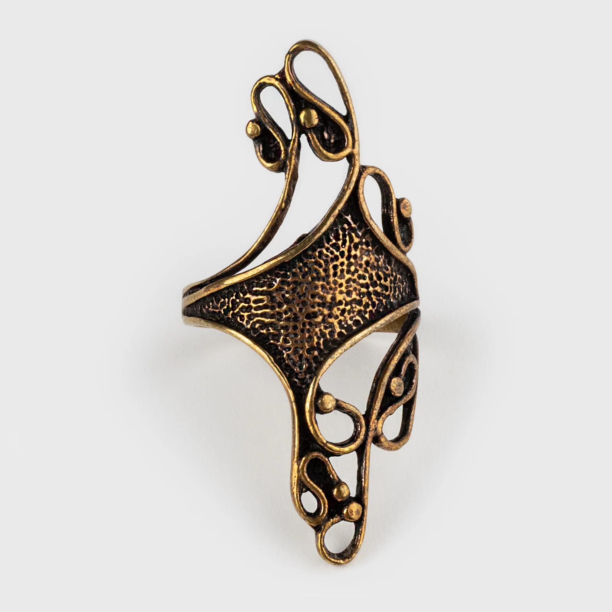 Swirls Ring, Bronze - Image 3