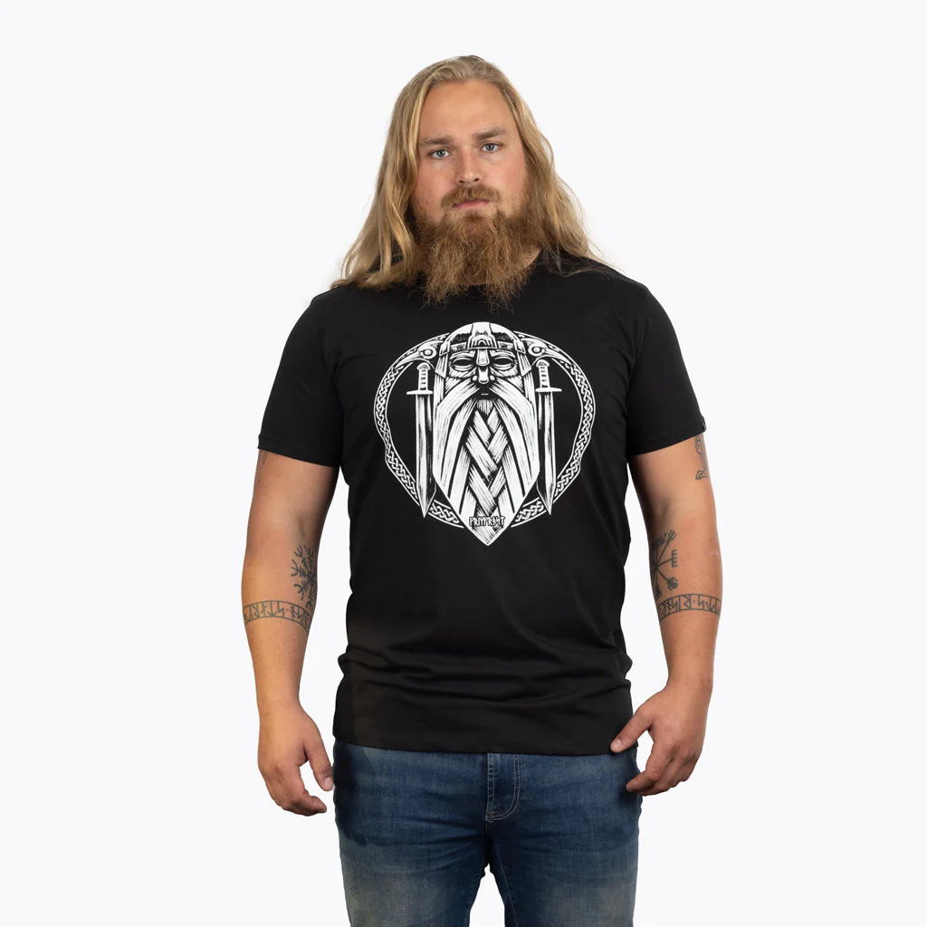 Premium T-shirt, Odin, Black - Image 2