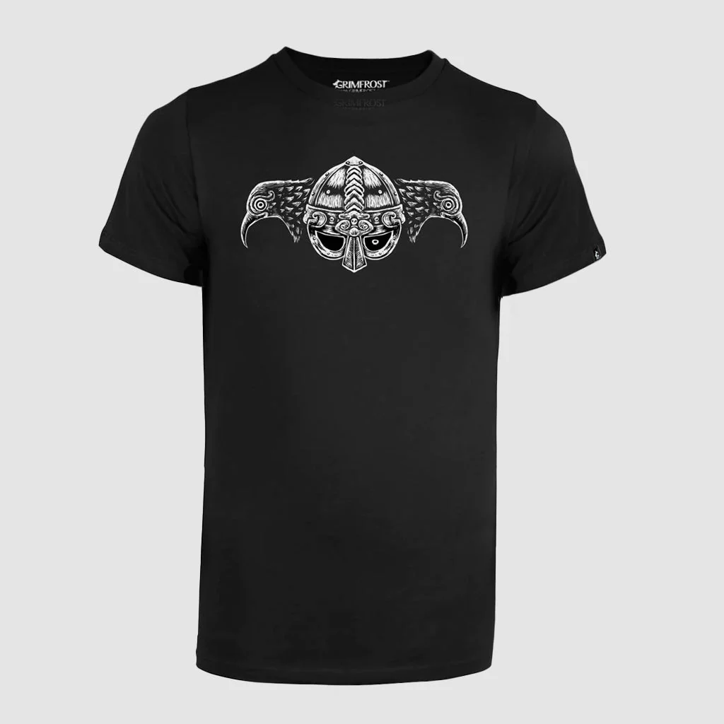 Premium T-shirt, Odin & Ravens, Black - Image 2