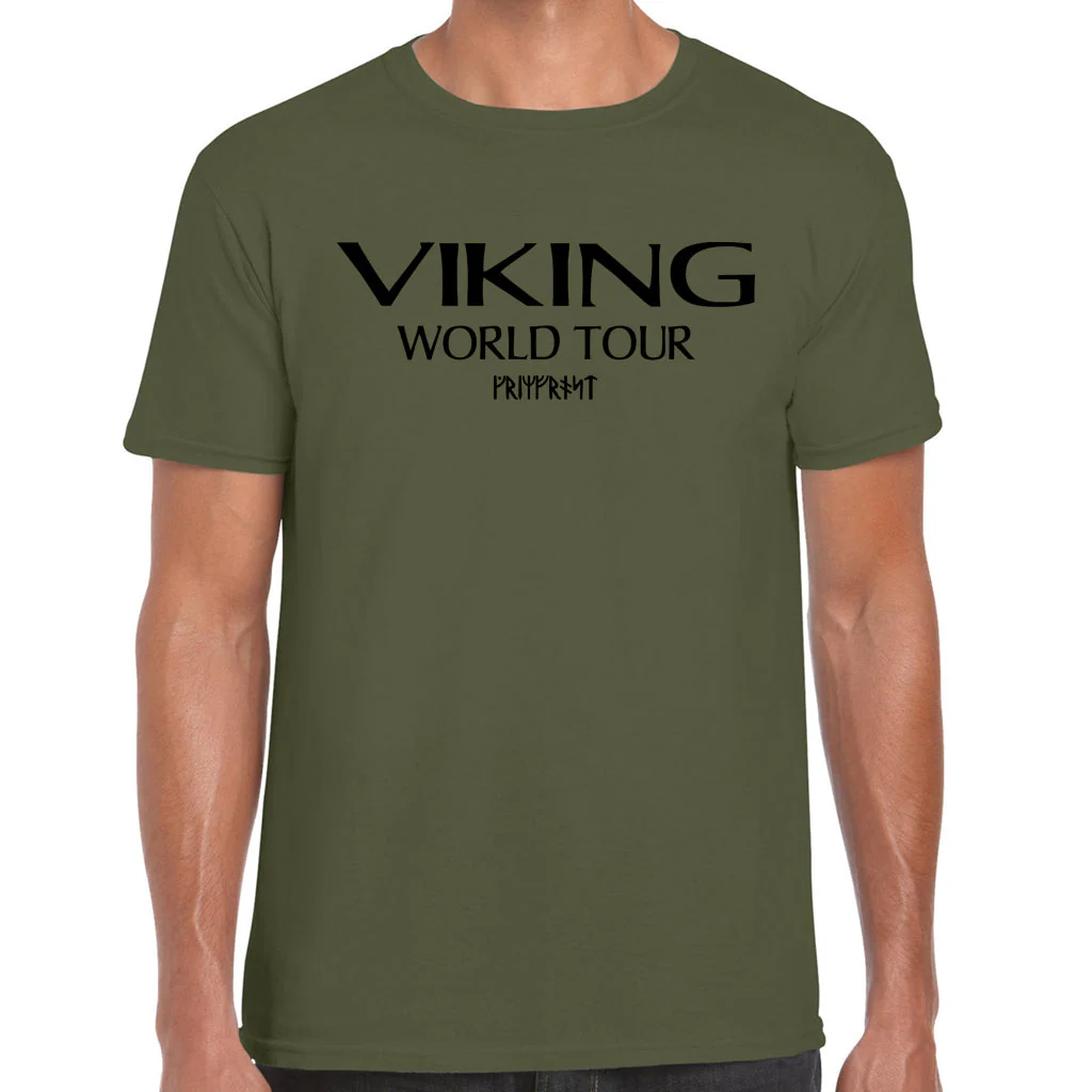 T-shirt, World Tour, Army Khaki - Image 3