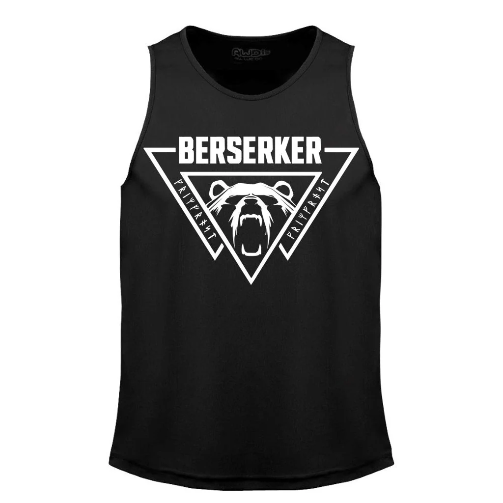 Gym Tank Top, Berserker, Black