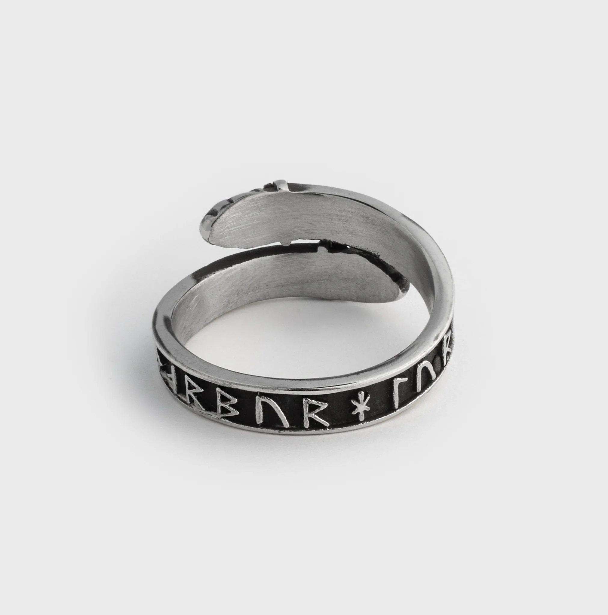 Thor Lindworm Ring, Stainless Steel - Image 4