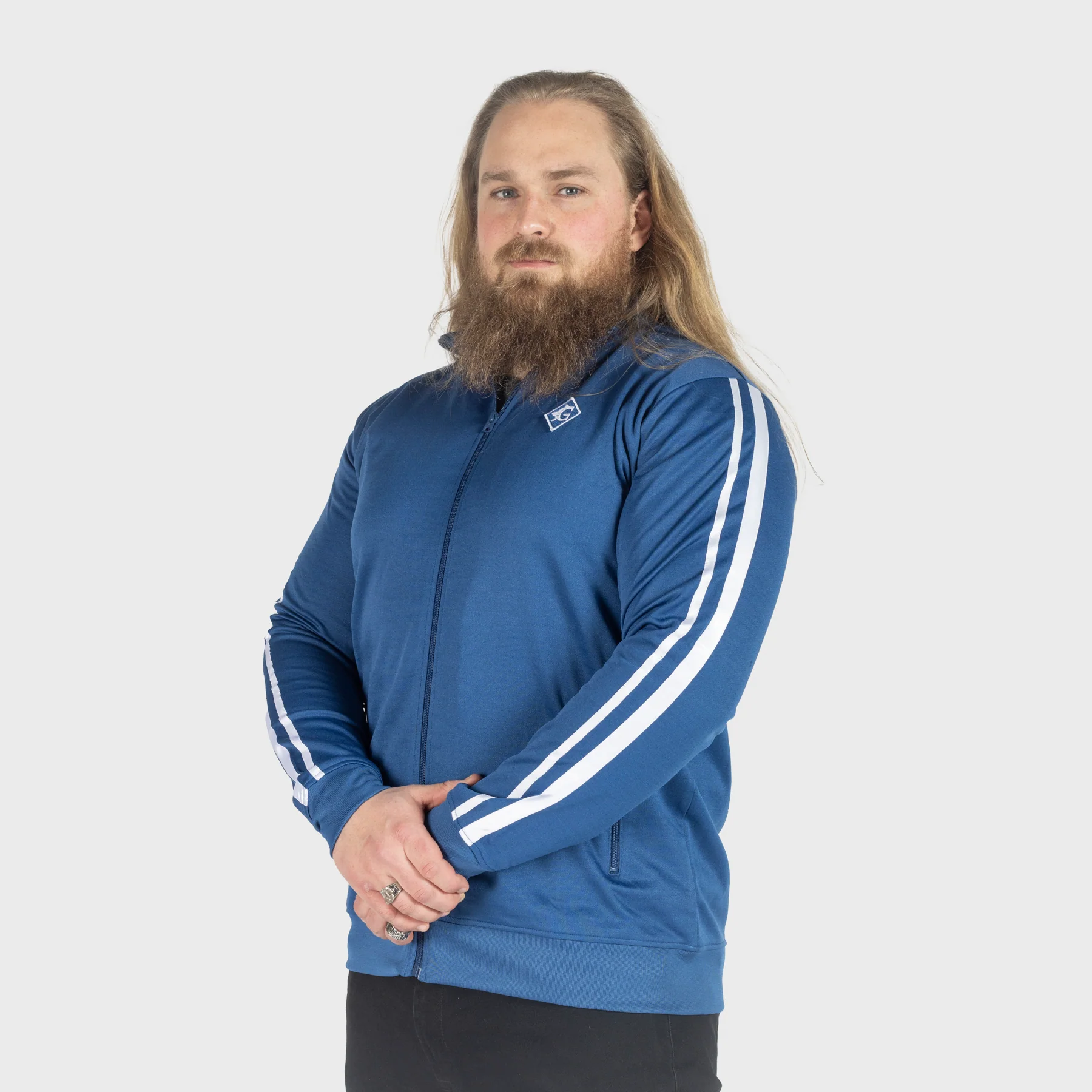 Track Jacket, Grimfrost, Blue - Image 3