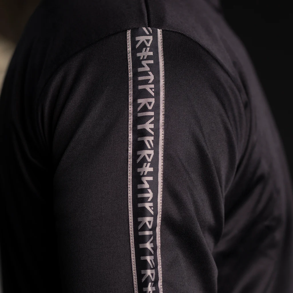 Track Jacket, Runes, Black - Image 6
