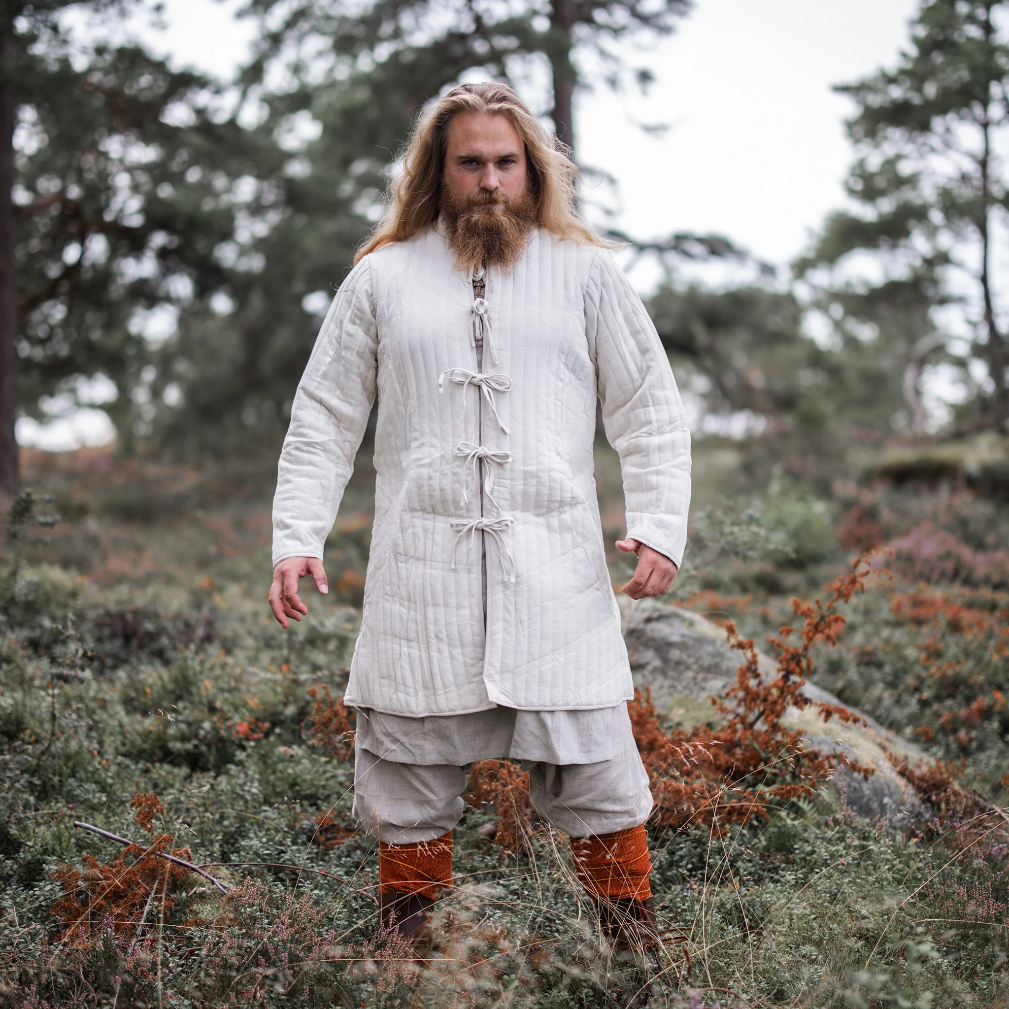Treyja, Padded Coat, Off White