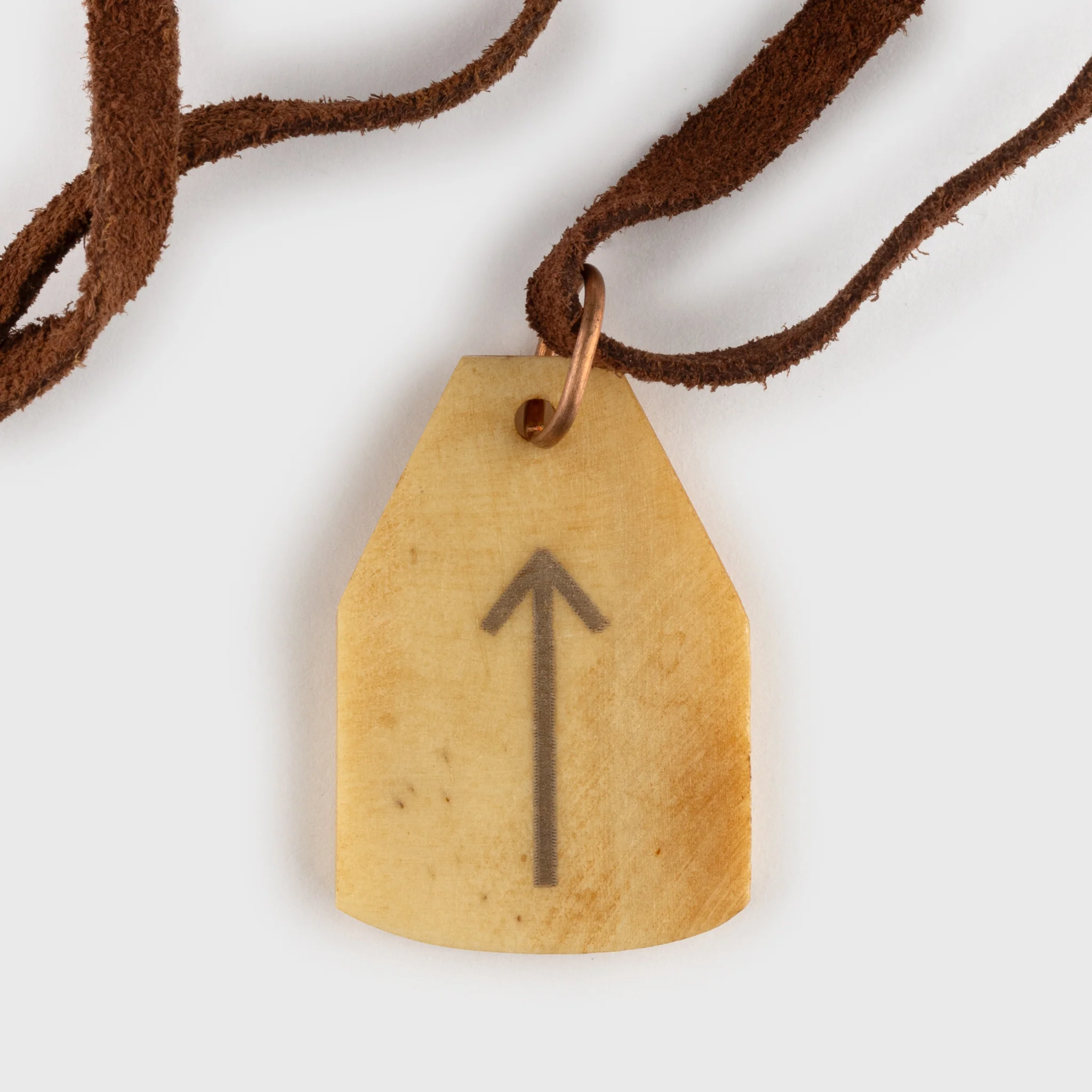 Tyr Rune Amulet, Bone - Image 3