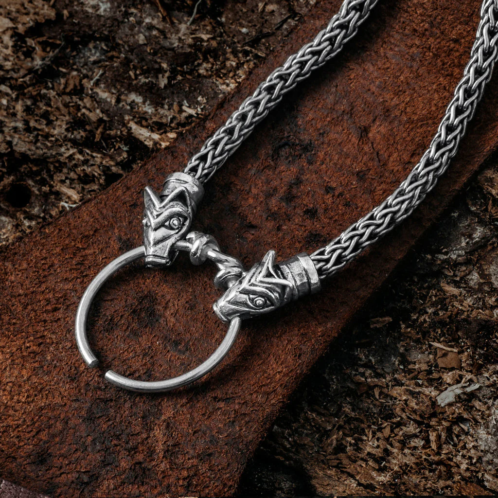 Valhalla Wolf Chain, Silver - Image 2