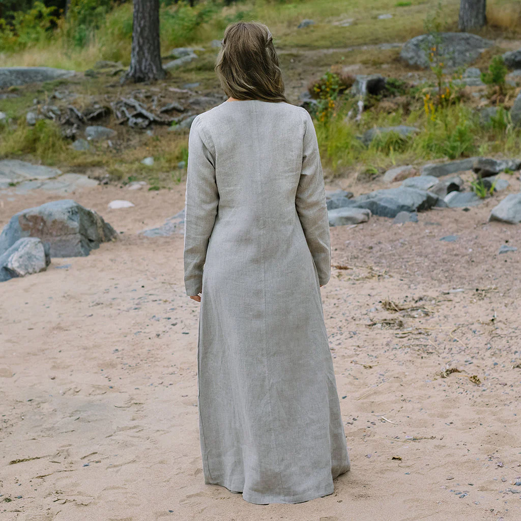 Viking Apron Dress, Grey - Image 5