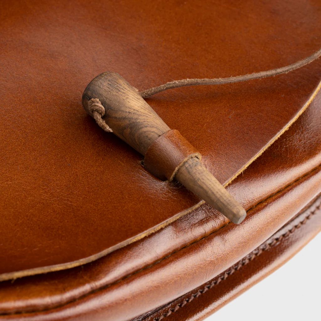 Viking Belt Bag, Wooden Lock - Image 2