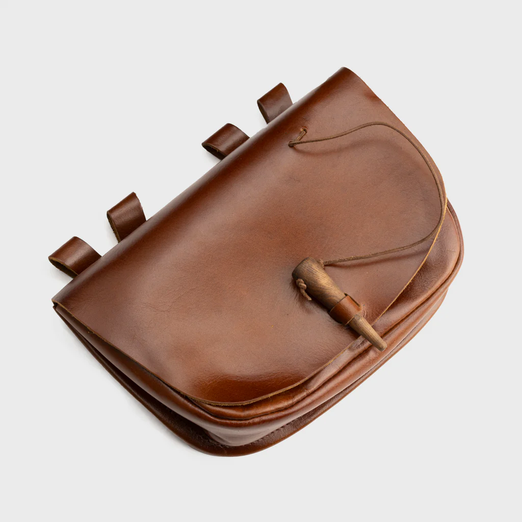 Viking Belt Bag, Wooden Lock - Image 3