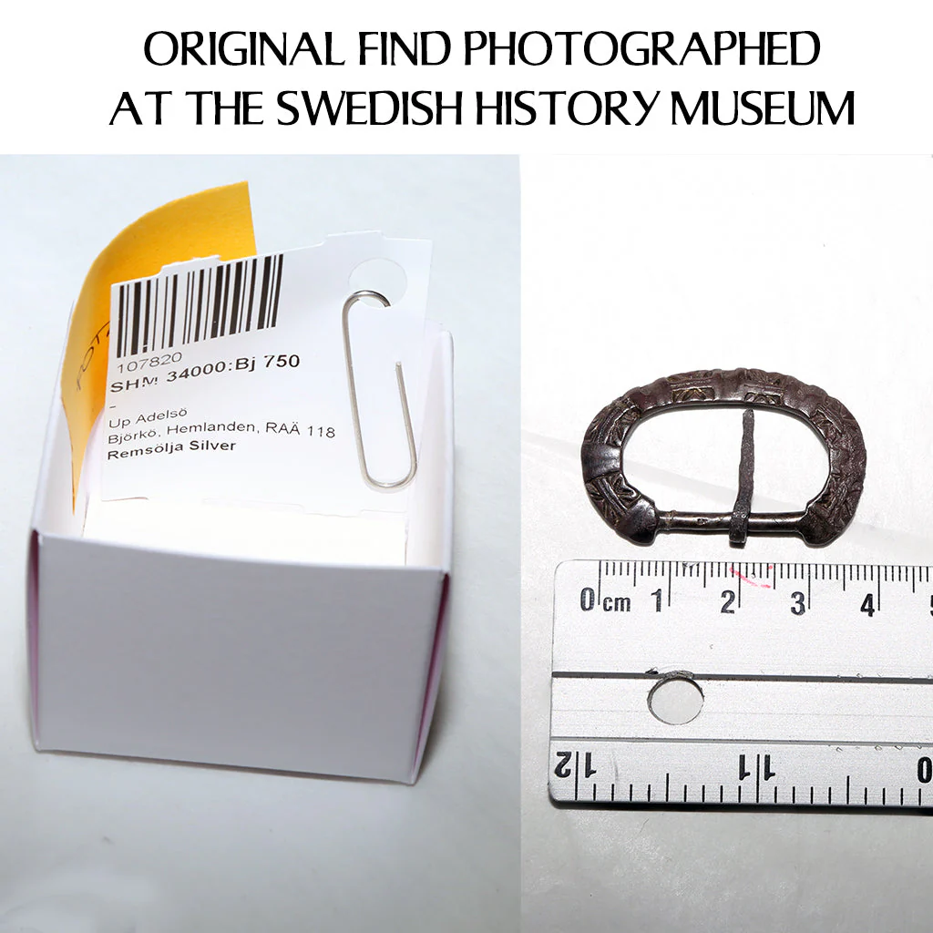 Viking Belt, Birka 750, Chestnut - Image 3