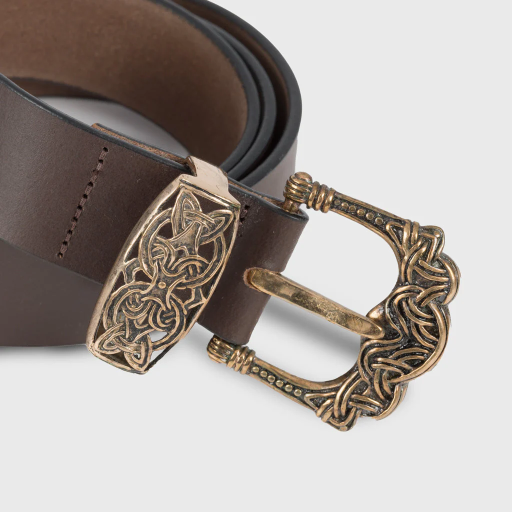 Viking Belt, Gokstad, Antique Brown - Image 3