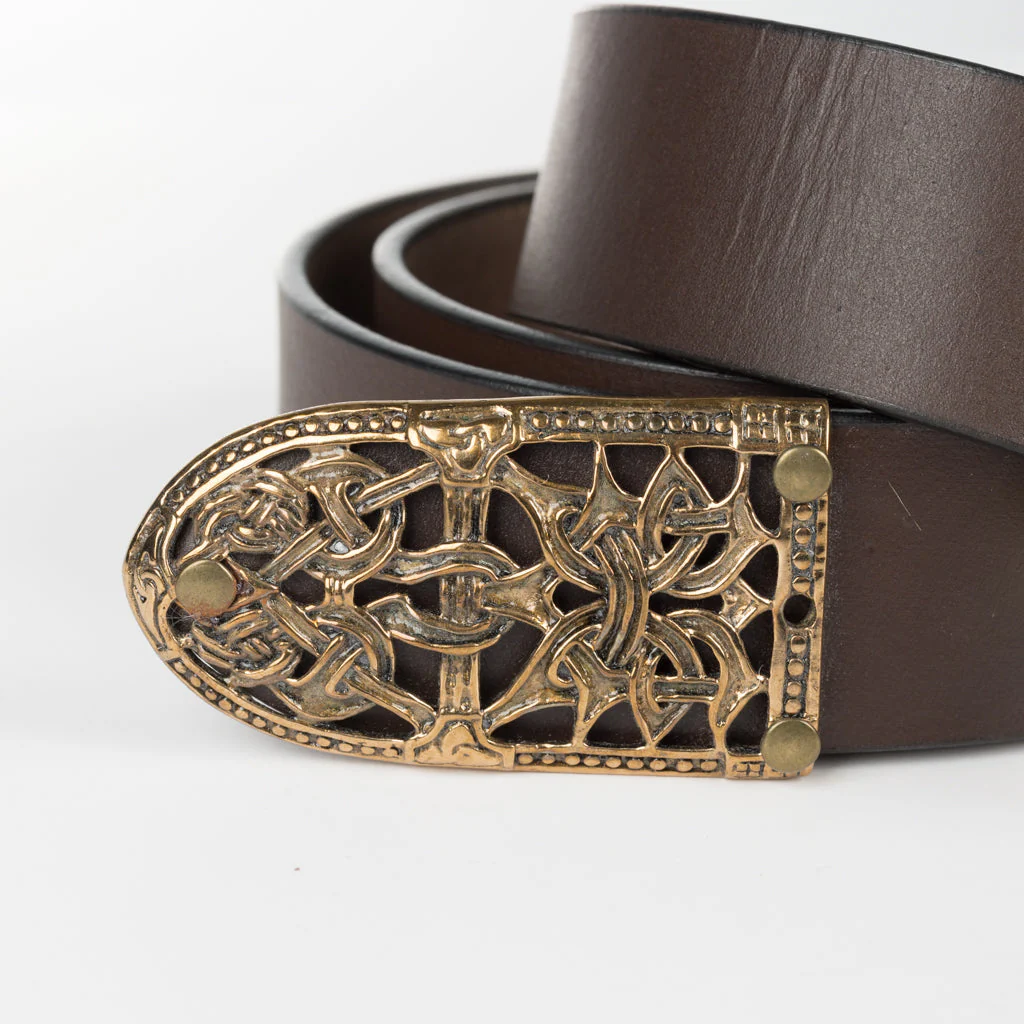 Viking Belt, Gokstad, Antique Brown - Image 4