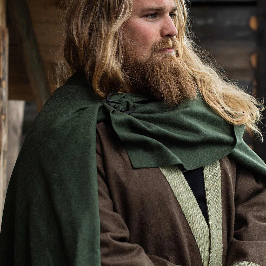 Viking Cloak, Green - Image 2