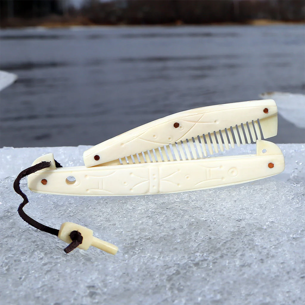Viking Cased Comb, Bone - Image 2