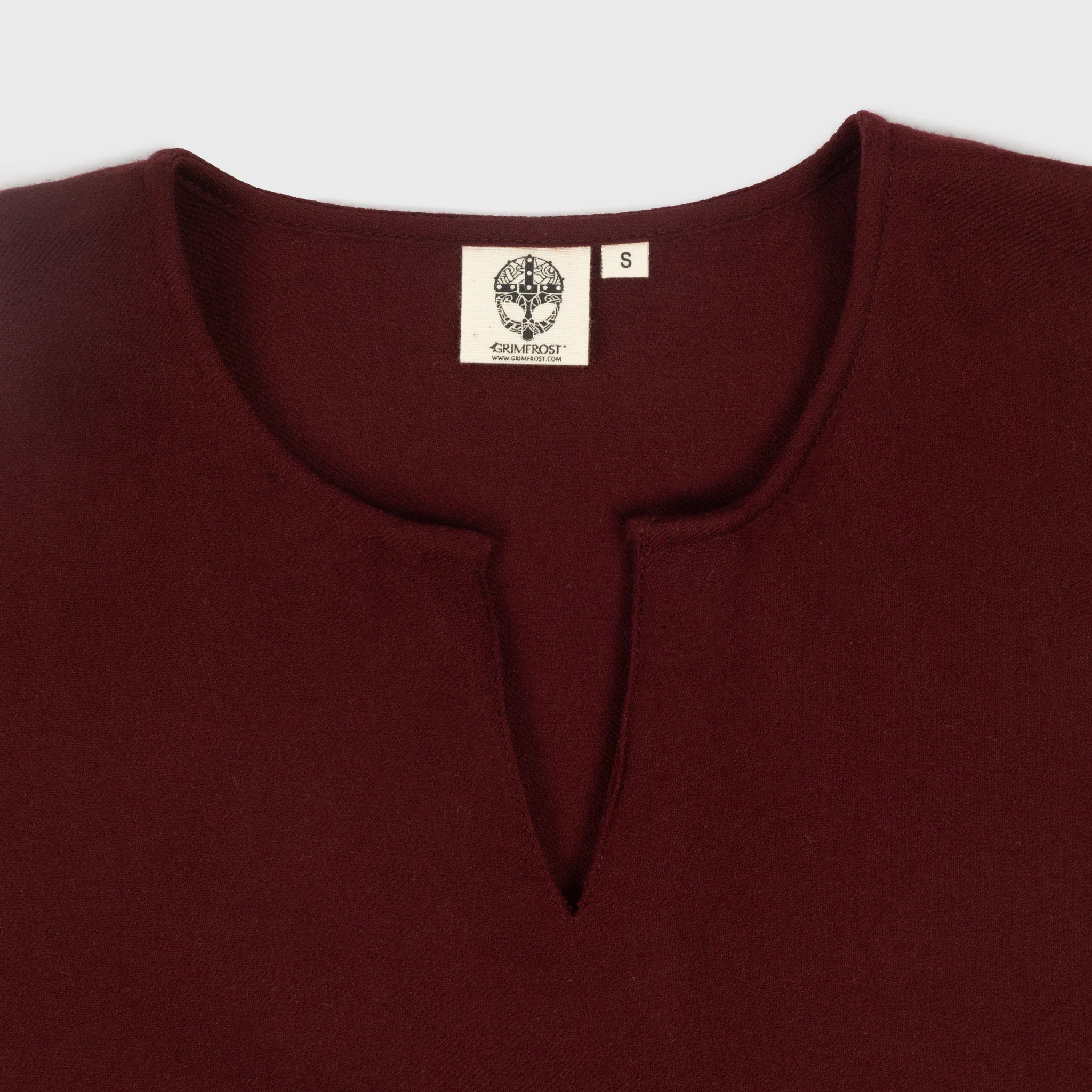 Viking Dress, Wool Twill, Red - Image 6