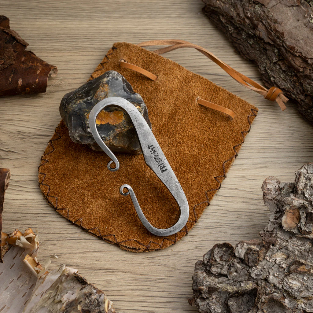 Viking Fire-Steel with Baltic Flint Stone
