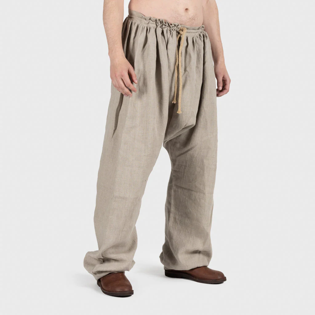 Linen High Breeches, Natural - Image 2