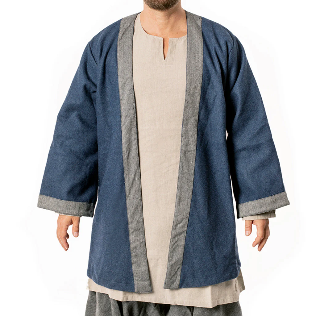 Viking Klappenrock Coat, Blue - Image 2