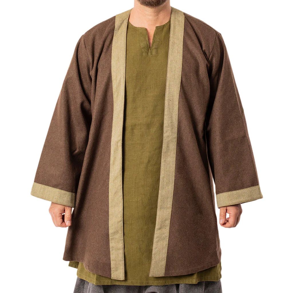 Viking Klappenrock Coat, Brown - Image 2