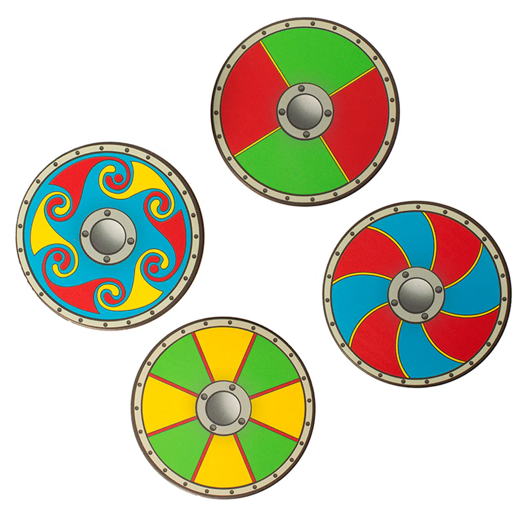 Viking Shield Coasters, Set 2 - Image 4