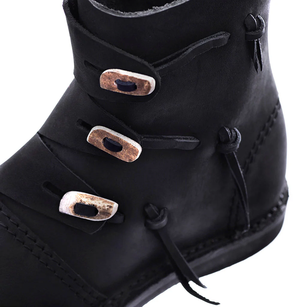 Viking Shoes, Black, Hedeby - Image 3