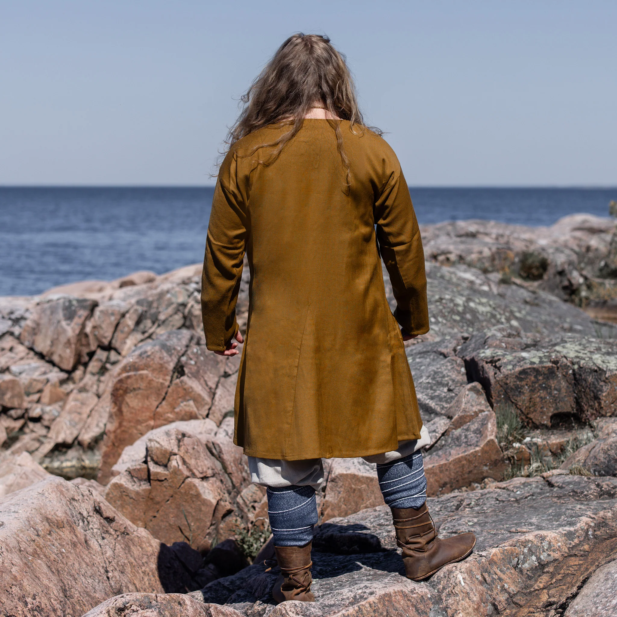 Viking Wool Kyrtill, Mustard - Image 3