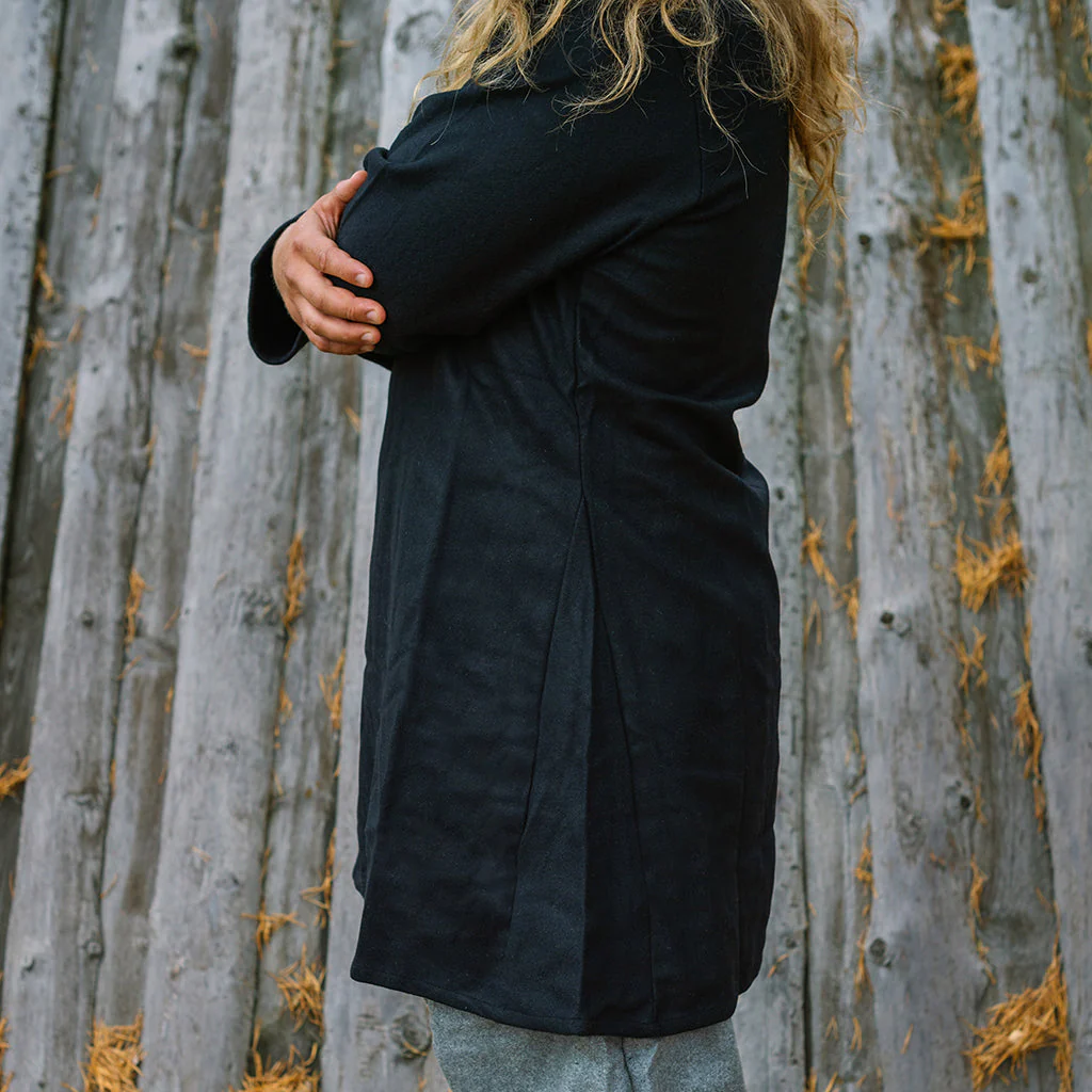Viking Wool Tunic, Black - Image 4