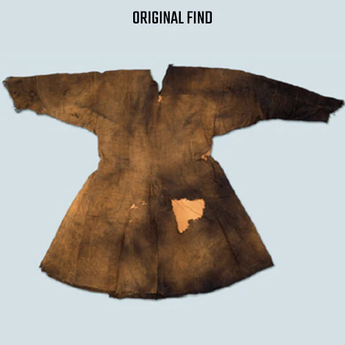 Viking Wool Tunic, Kragelund, Blue - Image 6