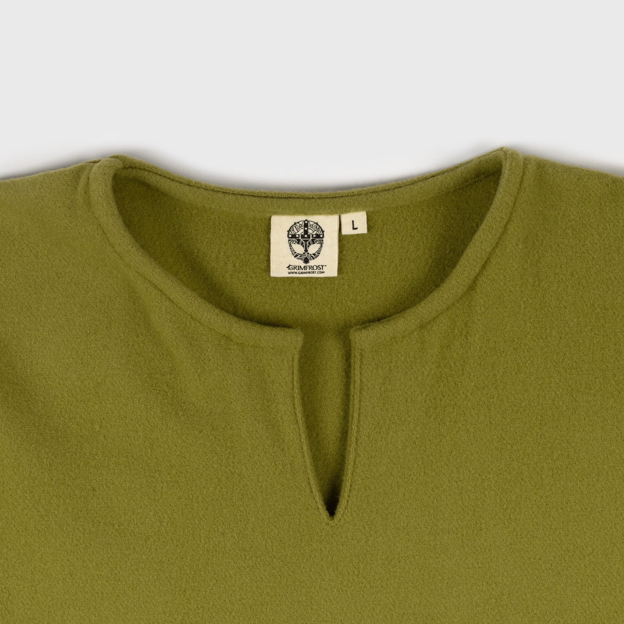 Viking Wool Tunic, Moselund, Green - Image 5
