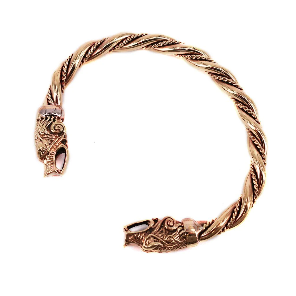 Hati & Sköll Armring, Bronze - Image 2