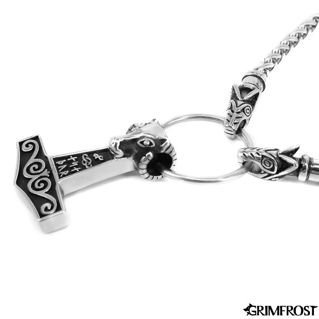 Wolf Chain, Set 3, Stainless Steel - Image 4